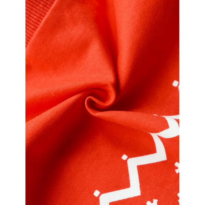 HILEELANG Toddler Boy（2-7Y) Sweatshirts Christmas Red Graphic Elk Pullover Cotton Crewneck Clothes