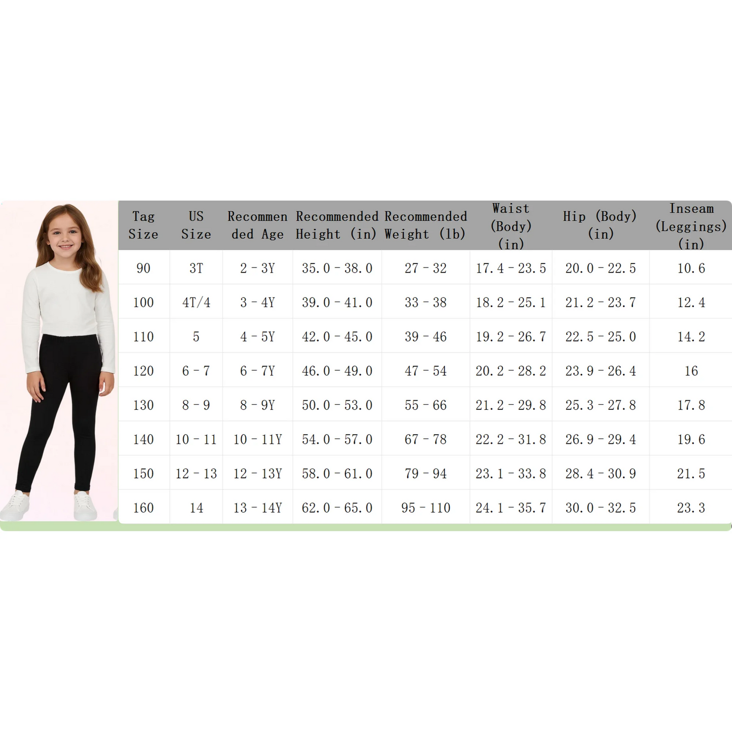 HILEELANG Toddler Kids' Fall & Winter Leggings Ages 1 - 2Y 95% Cotton + 5% Spandex Soft & Skin - Friendly Colors Beige Bright Red Dark Green