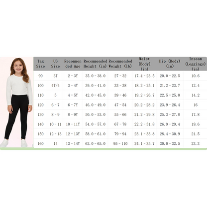 HILEELANG Toddler Kids' Fall & Winter Leggings Ages 1 - 2Y 95% Cotton + 5% Spandex Soft & Skin - Friendly Colors Beige Bright Red Dark Green