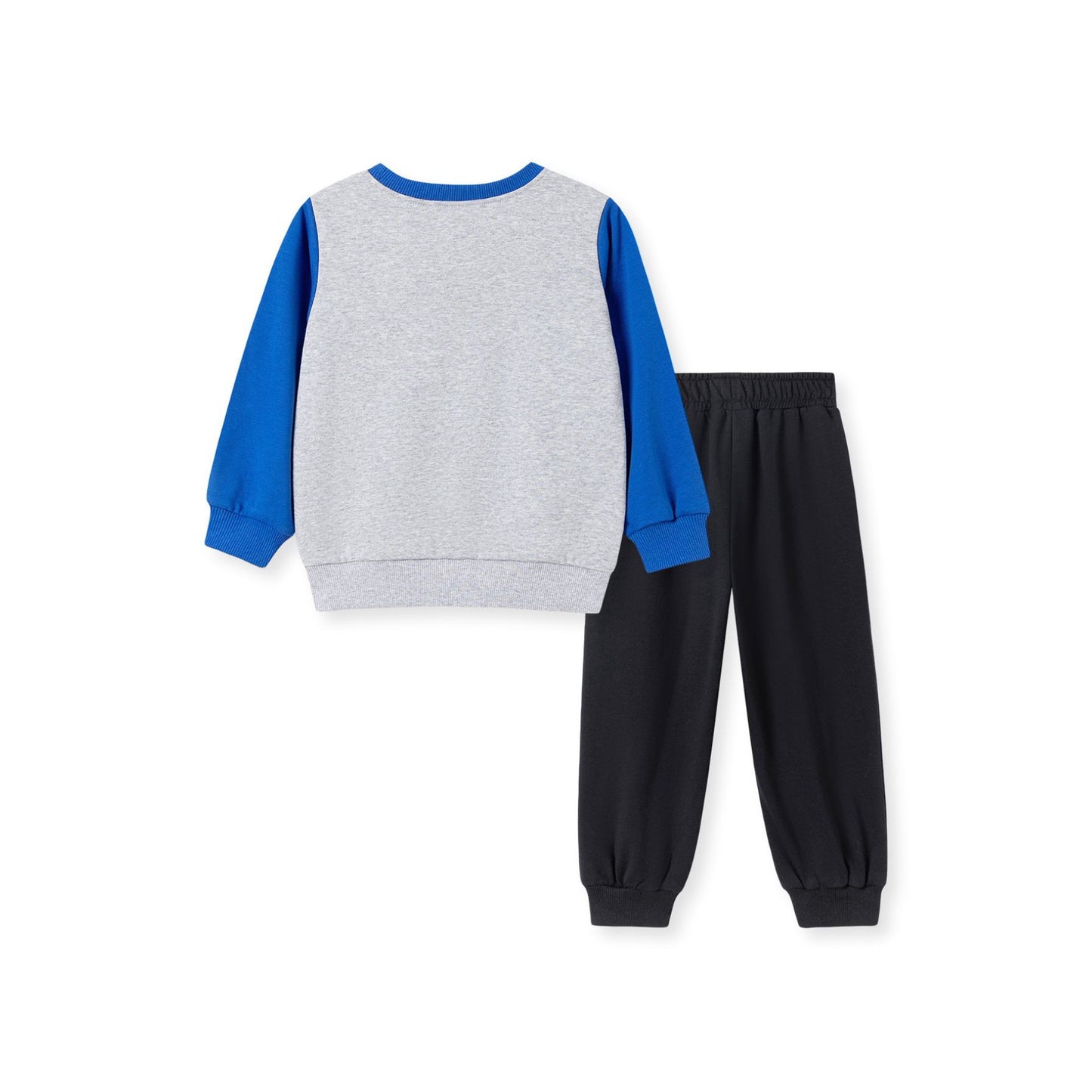 HILEELANG Toddler Boys(2-7Y) Car Truck Sweatshirt and Pants Set, 2 Piece Long Sleeve Outfit for Kids, Cotton Fall Winter Clothes