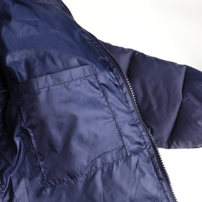 HILEELANG Kids Hooded Lightweight Puffer Jacket, ILEELANG Boys Girls Warm Quilted Winter Coat Navy Blue