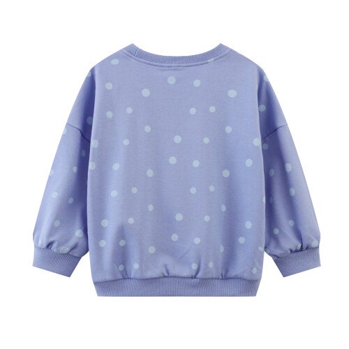 HILEELANG Toddler Girl Sweatshirts Purple Bee Printed Cotton Casual Crew Neck Long Sleeve Tops Shirt