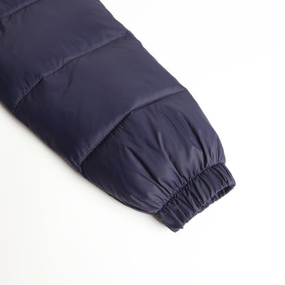 HILEELANG Kids Hooded Lightweight Puffer Jacket, ILEELANG Boys Girls Warm Quilted Winter Coat Navy Blue