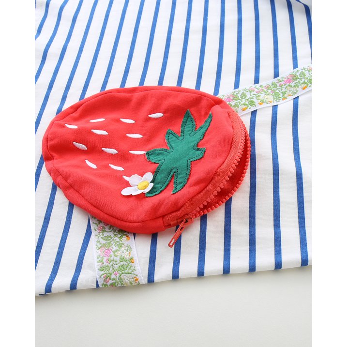 HILEELANG 100% Cotton Girls Long Sleeve Dress with NavyUnicorn ,NavyStripeDog,StripeStrawberry and FloralPumpkin – Ages
