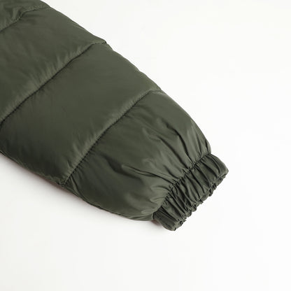HILEELANG Kids Hooded Lightweight Puffer Jacket, ILEELANG Boys Girls Warm Quilted Winter Coat Army Green