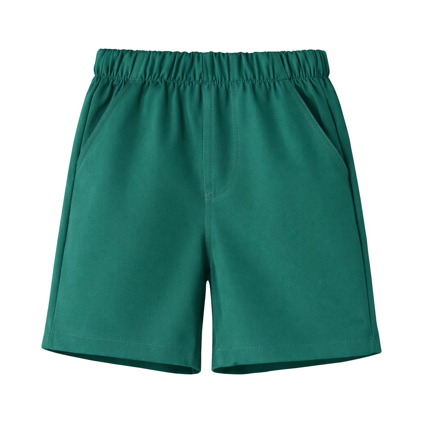 HILEELANG Toddler Boys 100% Cotton Stripe Shamrock Short Set
