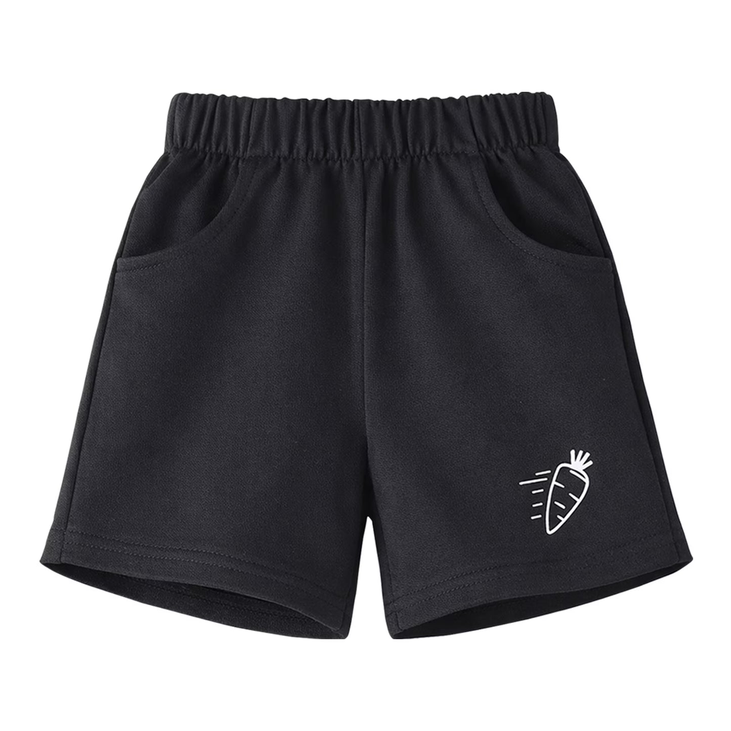 HILEELANG Toddler Boys 100% Cotton Carrot Squad Short Set