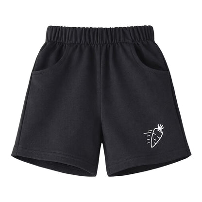 HILEELANG Toddler Boys 100% Cotton Carrot Squad Short Set