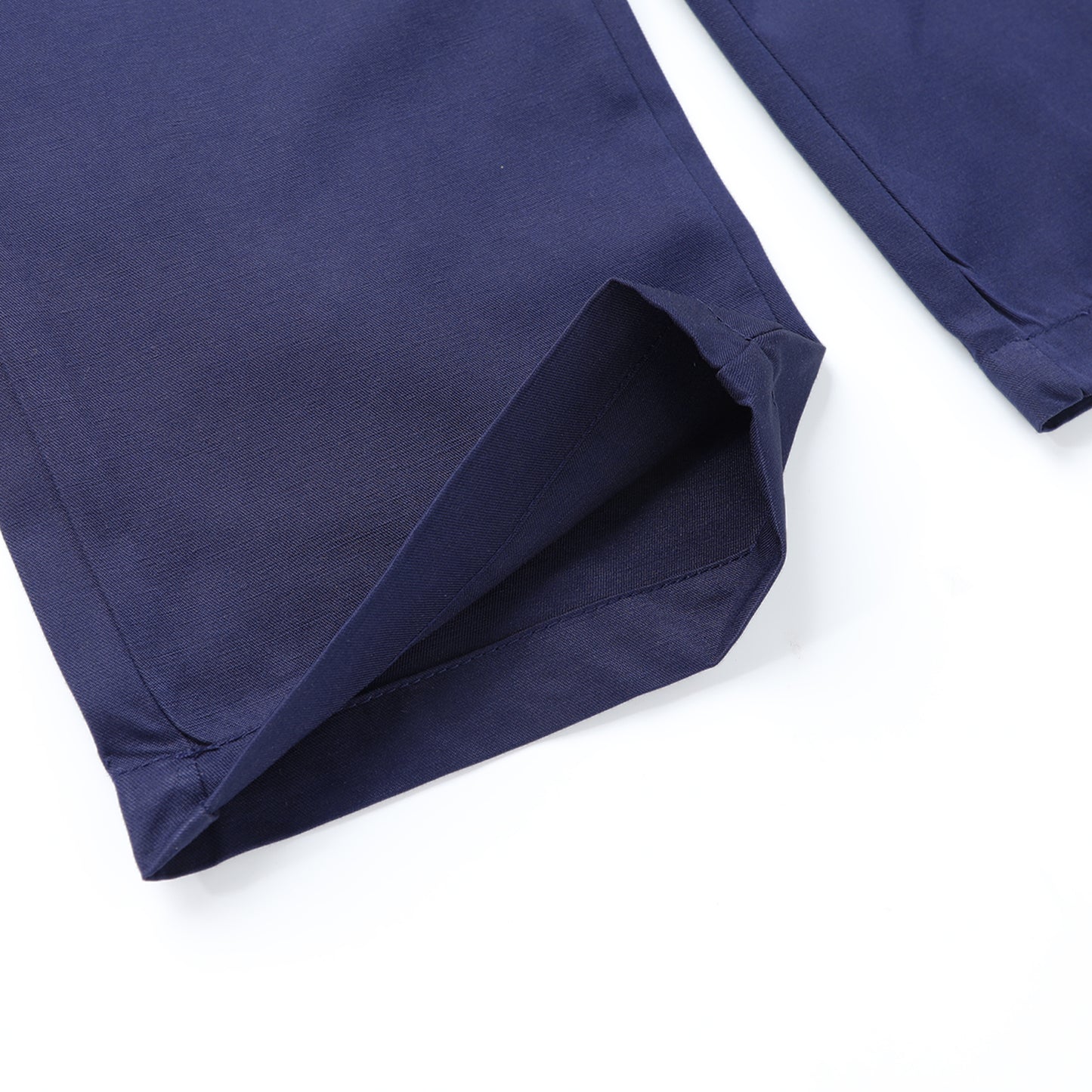 HILEELANG 4-15 Little/Big Boys and girls Chino Pants Straight Leg Button Front Twill School Uniform Everyday Wear Navy 1 Pack