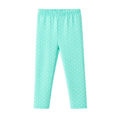 HILEELANG Toddler Girls 100% Cotton Bunny Polka Dot Legging Set