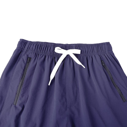HILEELANG 5-15T Boys 2-Pack Quick Dry Athletic Sweat Shorts, Elastic Waist Active Shorts with Zipper Pockets for Kids Youth