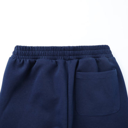 HILEELANG Girls Flare Pants Stretch Sweatpants Pull On with Pockets Navy