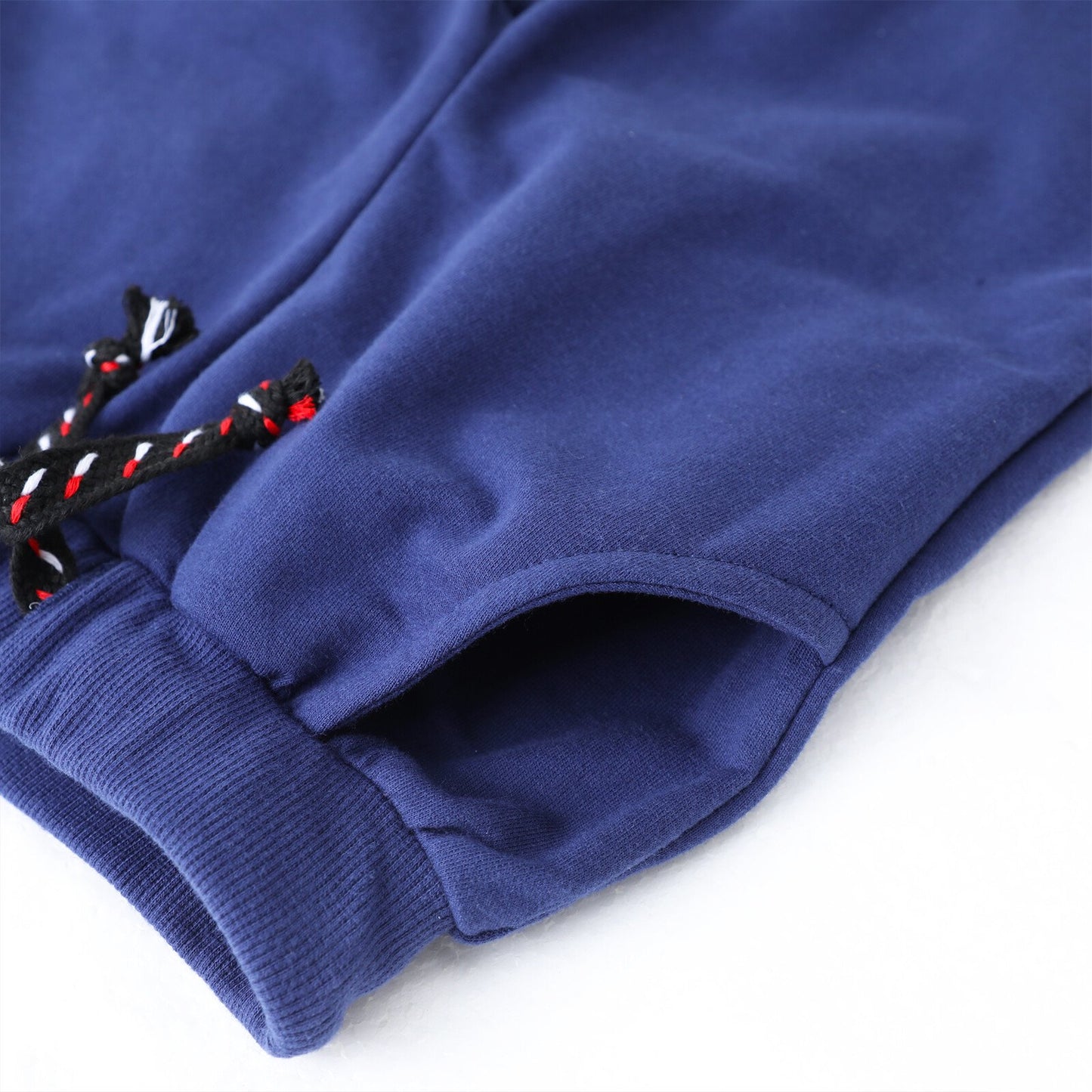 HILEELANG Toddler Boys Jogger Sweatpants 3-Pack, 100% Cotton French Terry Pants with Drawstring and Pockets,colors—black, gray, and navy