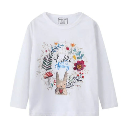 HILEELANG Toddler Girls' Long-Sleeve Tshirts Cotton Jersey Tunic T-Shirts Graphic Winter Casual Crewneck Yellow White Tunic Tops Tee Shirts Sets 3 Pack