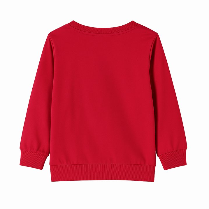 HILEELANG Kids Christmas Sweatshirt, Cotton Pullover Top with Reindeer and Wreath Print, Unisex Holiday Long Sleeve Shirt for Toddler Boys Girls