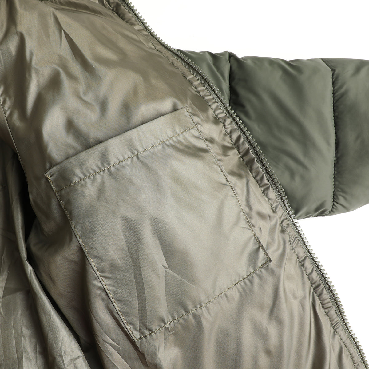 HILEELANG Kids Hooded Lightweight Puffer Jacket, ILEELANG Boys Girls Warm Quilted Winter Coat Army Green