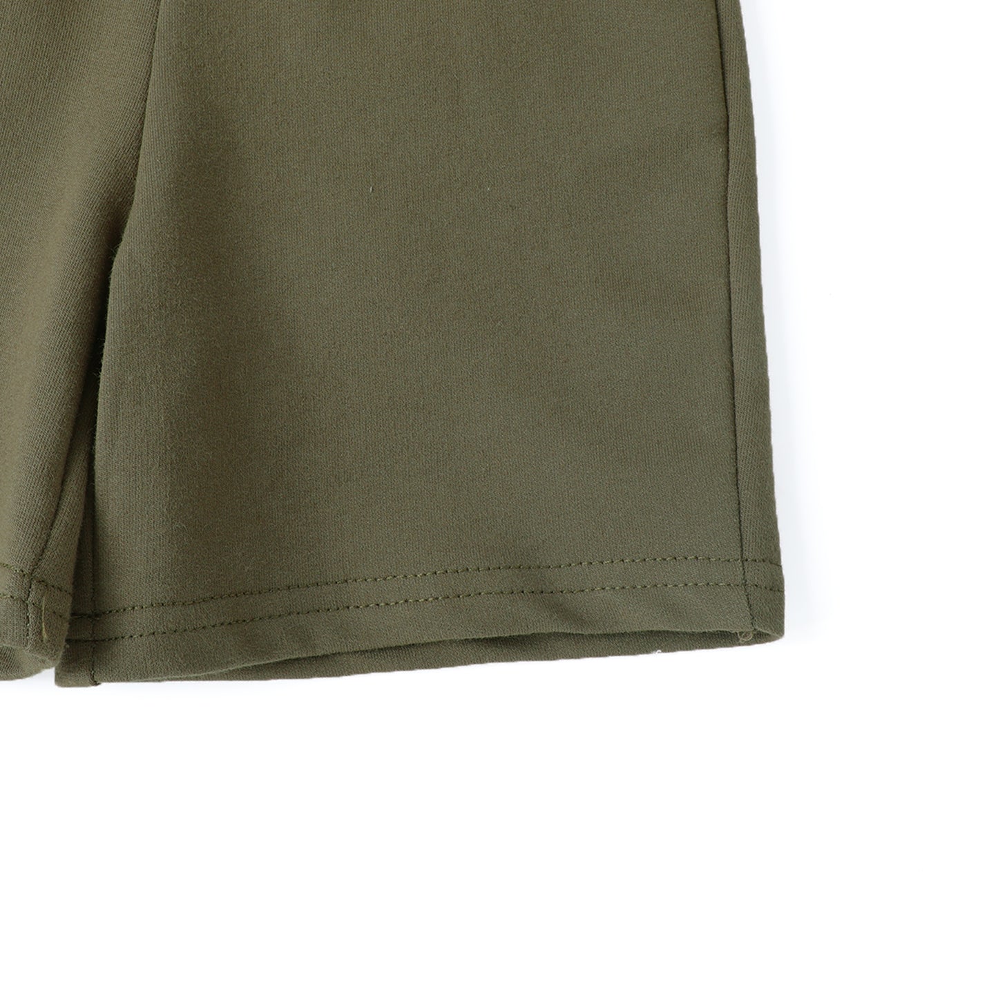 HILEELANG Toddler Boys' Cotton Shorts 3-Pack with Pockets, Grey/Black/Green