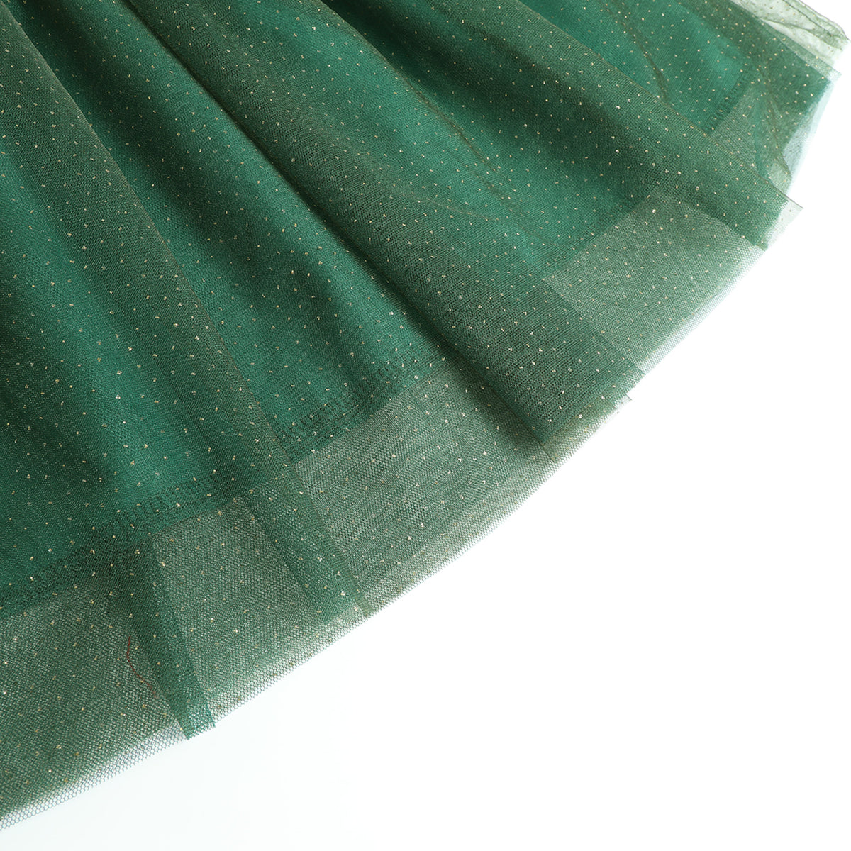 HILEELANG Toddler Fox Pocket Sparkle Tulle Dress, Single Piece