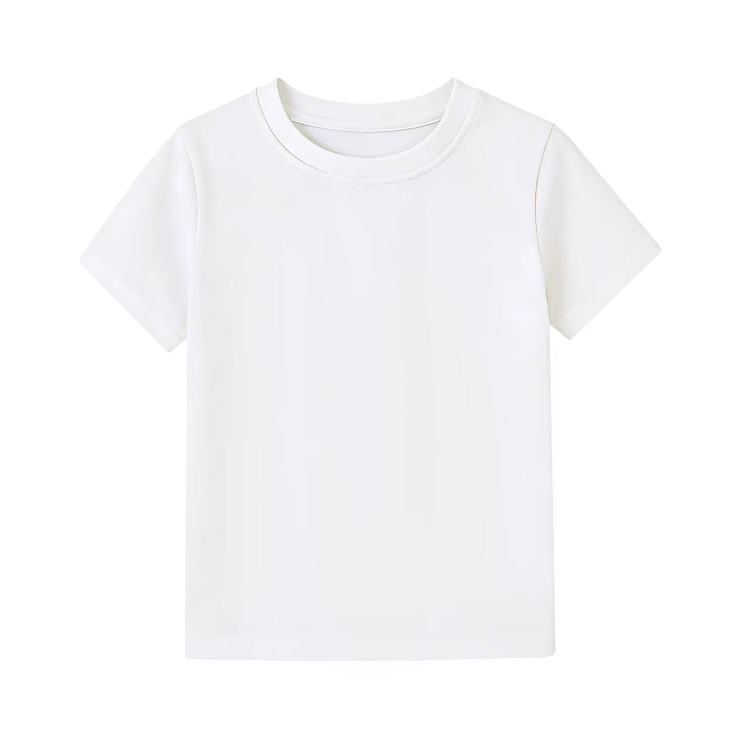 HILEELANG Little/Big Girls 4-13Y Cream/Green/Pink Stripe 100% Cotton T-Shirt 3-Pack