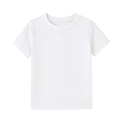 HILEELANG Little/Big Girls 4-13Y Cream/Green/Pink Stripe 100% Cotton T-Shirt 3-Pack