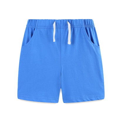 HILEELANG Toddler Boys 100% Cotton Cool Dude Shark Short Set, Sizes