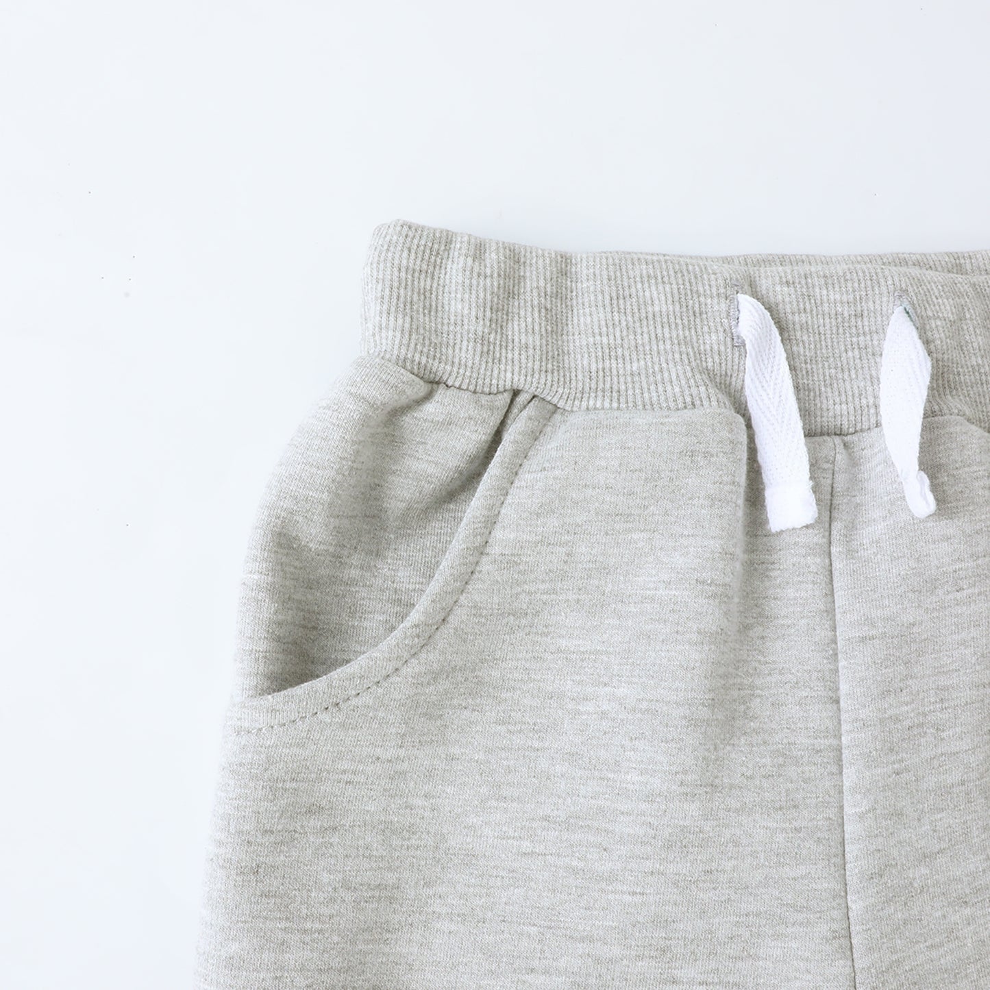HILEELANG Toddler Boys' Cotton Shorts 3-Pack with Pockets, khaki/Grey/Navy