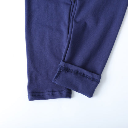HILEELANG Toddler Kids' Fall & Winter Leggings Ages 1 - 14Y 95% Cotton + 5% Spandex Soft & Skin - Friendly Stretchy & Non - Binding Colors Black Gray Navy