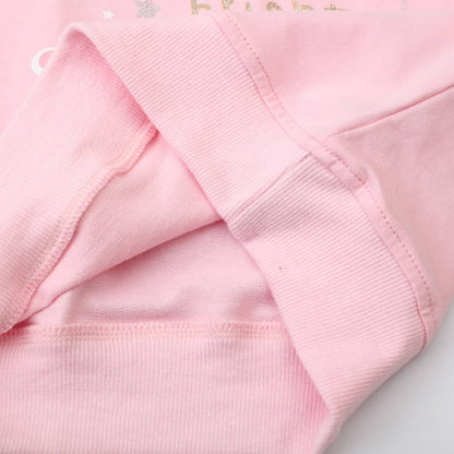 HILEELANG Toddler Girl Sweatshirts Pink Christmas trees Printed Cotton Casual Crew Neck Long Sleeve Tops Shirt