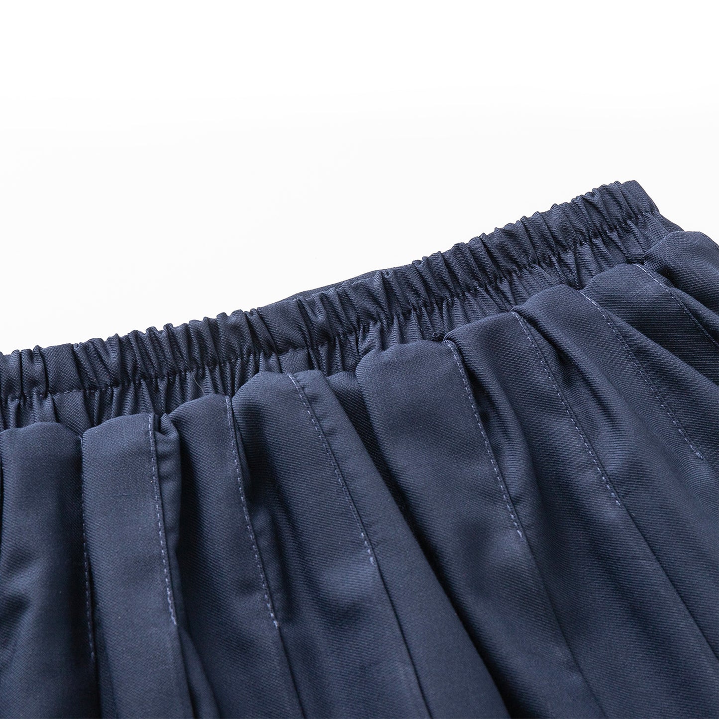 HILEELANG Little Girl School Uniform Pleated Scooter Skirt With Under Shorts Navy Blue Pull On Elastic Waist Skirt