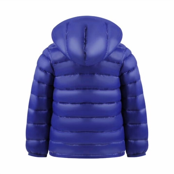 HILEELANG Toddle Boy（3-10Y) Winter Hooded Puffer Jackets Coats Light Weight Outerwear Navy Blue