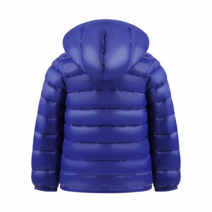 HILEELANG Toddle Boy（3-10Y) Winter Hooded Puffer Jackets Coats Light Weight Outerwear Navy Blue
