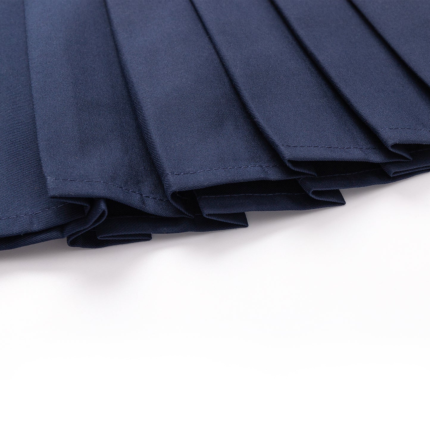 HILEELANG Little Girl School Uniform Pleated Scooter Skirt With Under Shorts Navy Blue Pull On Elastic Waist Skirt