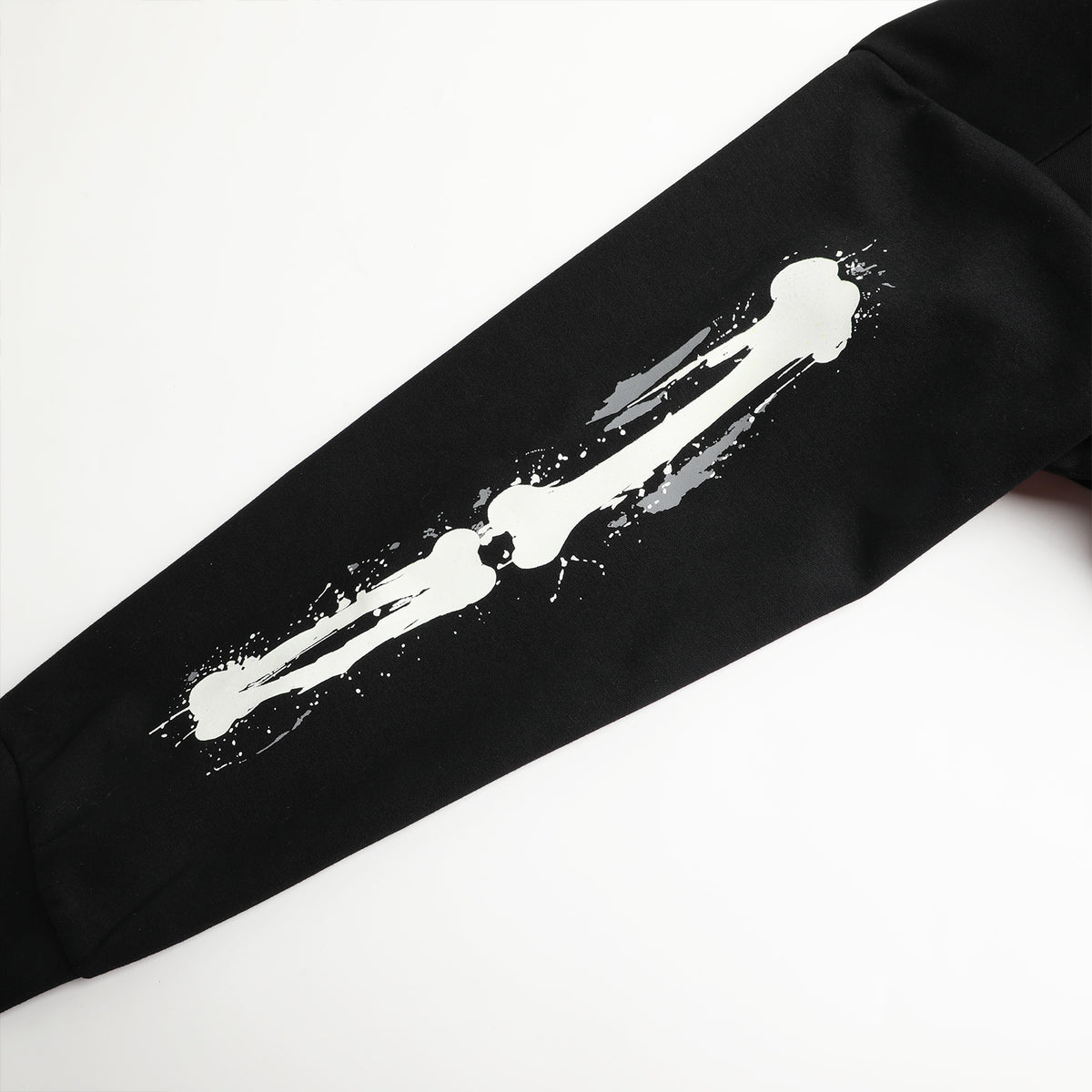 HILEELANG Kids Neon Skeleton Double Print Hoodie, Boys Girls