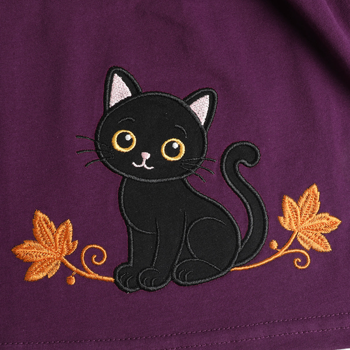 HILEELANG Toddler Black Cat Moon Halloween Dress, Single Piece