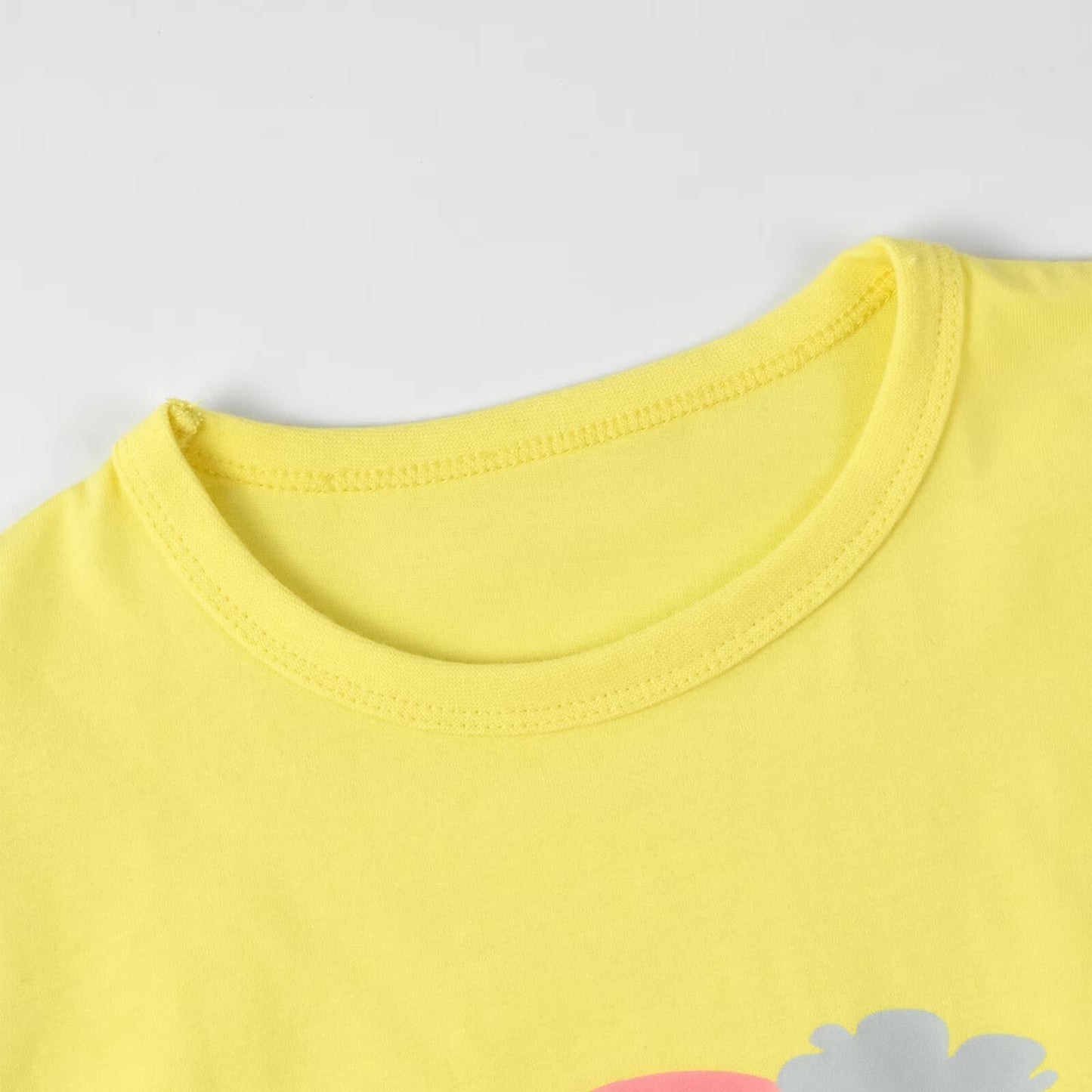HILEELANG Little Girls' Short Sleeve Tee Shirt Cotton Casual Crewneck Unicorn Flowers Graphic Tops T-Shirts Black White Green 3 Packs