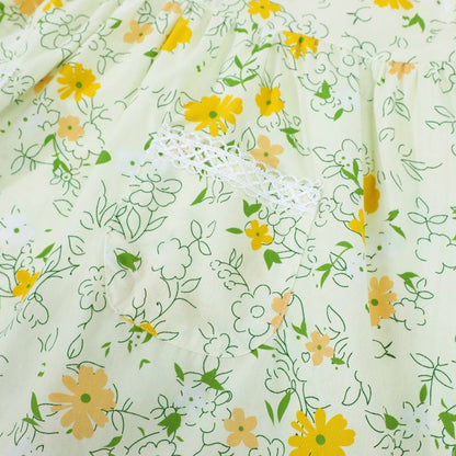 HILEELANG Toddler Little Girls 2 Pack Summer Dresses, Sleeveless Peter Pan Collar Sundress Set with Pockets