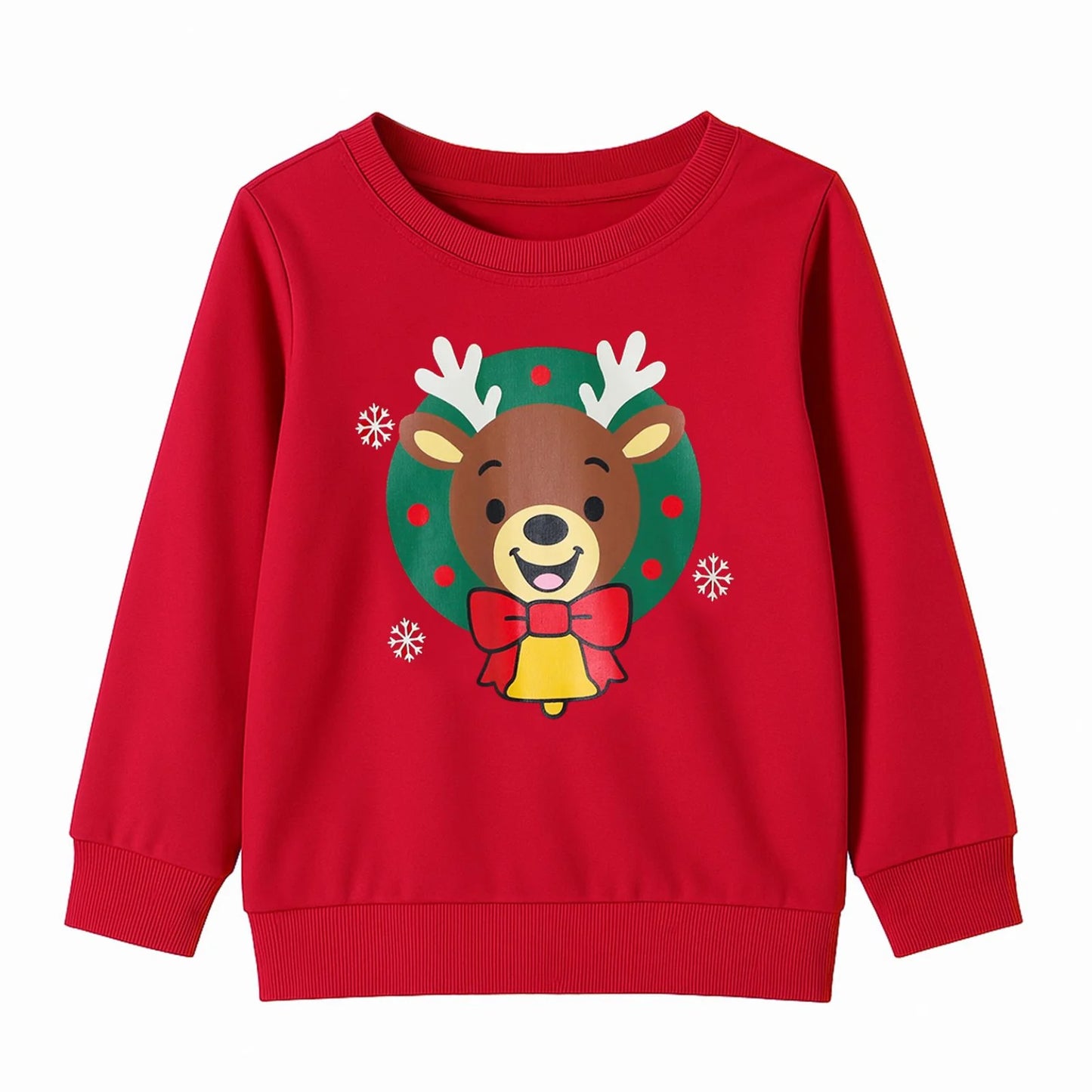 HILEELANG Toddler Girls Christmas Pants Set Light Red Elk Sweatshirt And Green Leggings Winter Playwear Outfits Clothing Sets