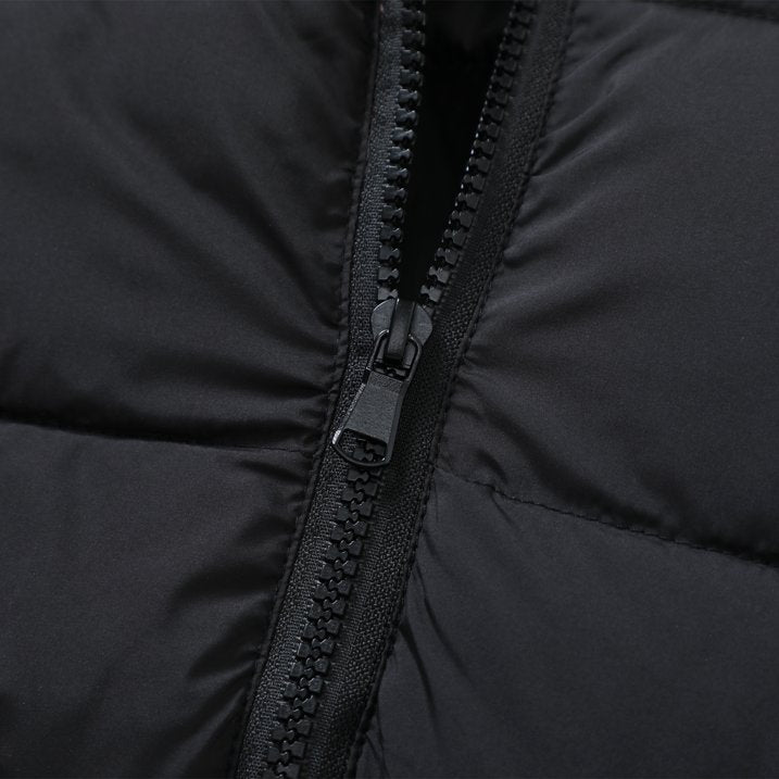 HILEELANG Toddler Boy Girl BlackPuffer Jacket Coat Hood Mid Length Light Weight Warm Padded Winter Outwear Clothes