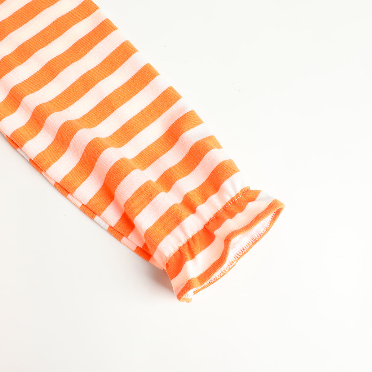 HILEELANG  Girls Pumpkin Stripe Layered Dress 2-7Y