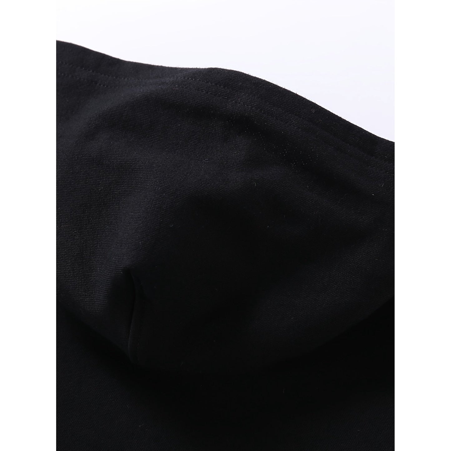 HILEELANG Toddler Boy Girl Hooded Sweatshirt Cotton Casual Basic Pure Color Black Tops Pullover Long Sleeve Shirts