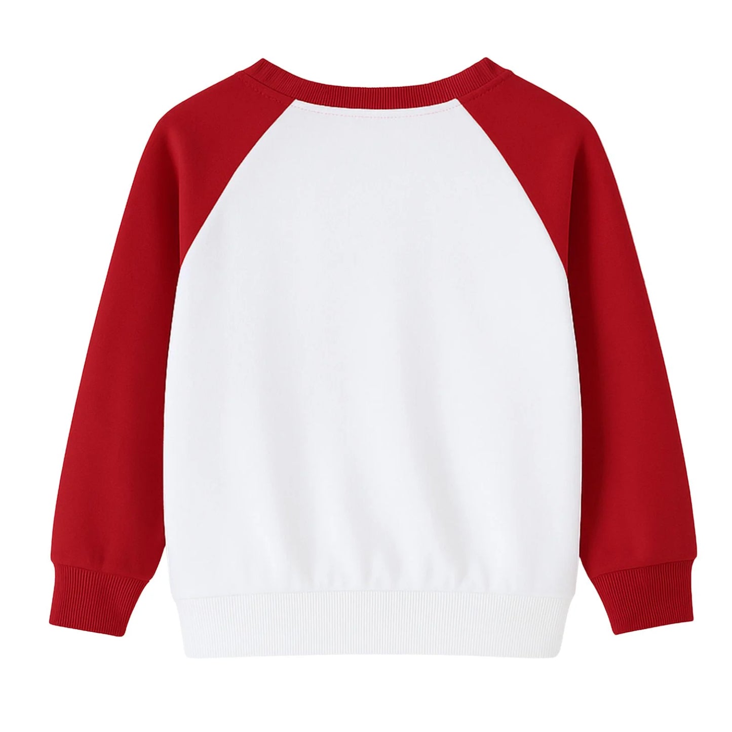 HILEELANG Kids Christmas Sweatshirt, Cotton Pullover Top with Christmas Tree Appliqué, Unisex Holiday Long Sleeve Shirt for Toddler Boys Girls