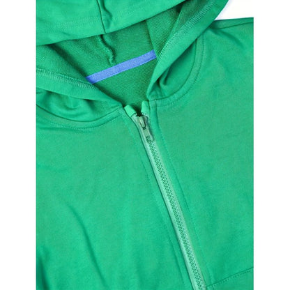 HILEELANG 4-12 Toddler/Little/Big Boys Girls Green Solid Color Zip Up Hoodie