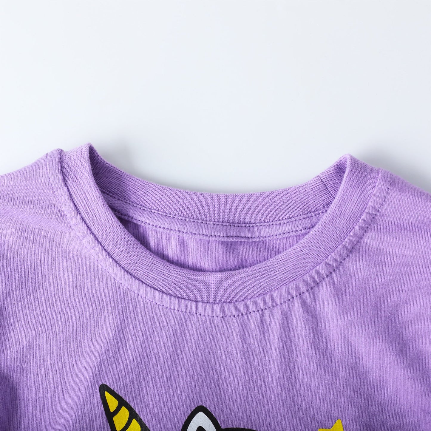 HILEELANG Toddler Girls Long Sleeve T Shirts Unicorn 3 Pack – 100% Cotton Casaul Birthday Girl Sparkle Wish Fall Winter Everyday Wear Kids Layering & Play Tops