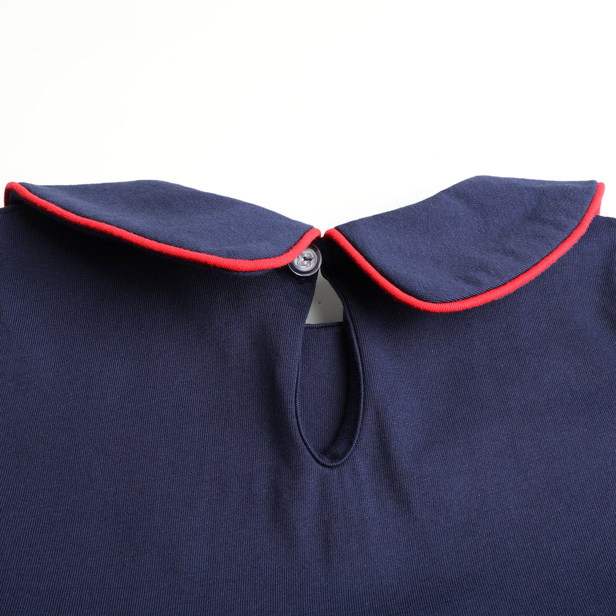 HILEELANG  Girls Peter Pan Collar Apple Dress, Long Sleeve 2-7Y