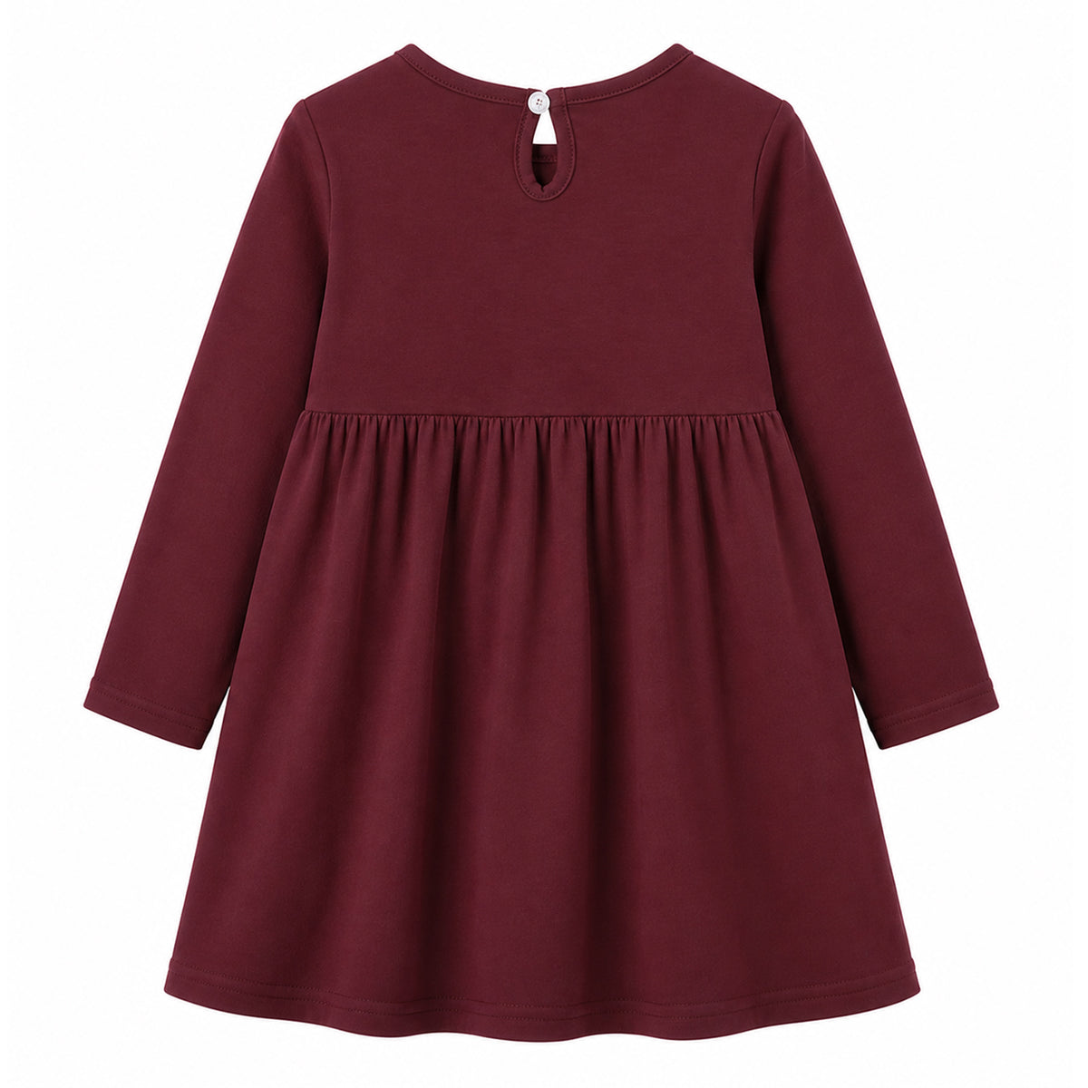HILEELANG  Girls Deer Star A-Line Dress, Long Sleeve 2-7Y
