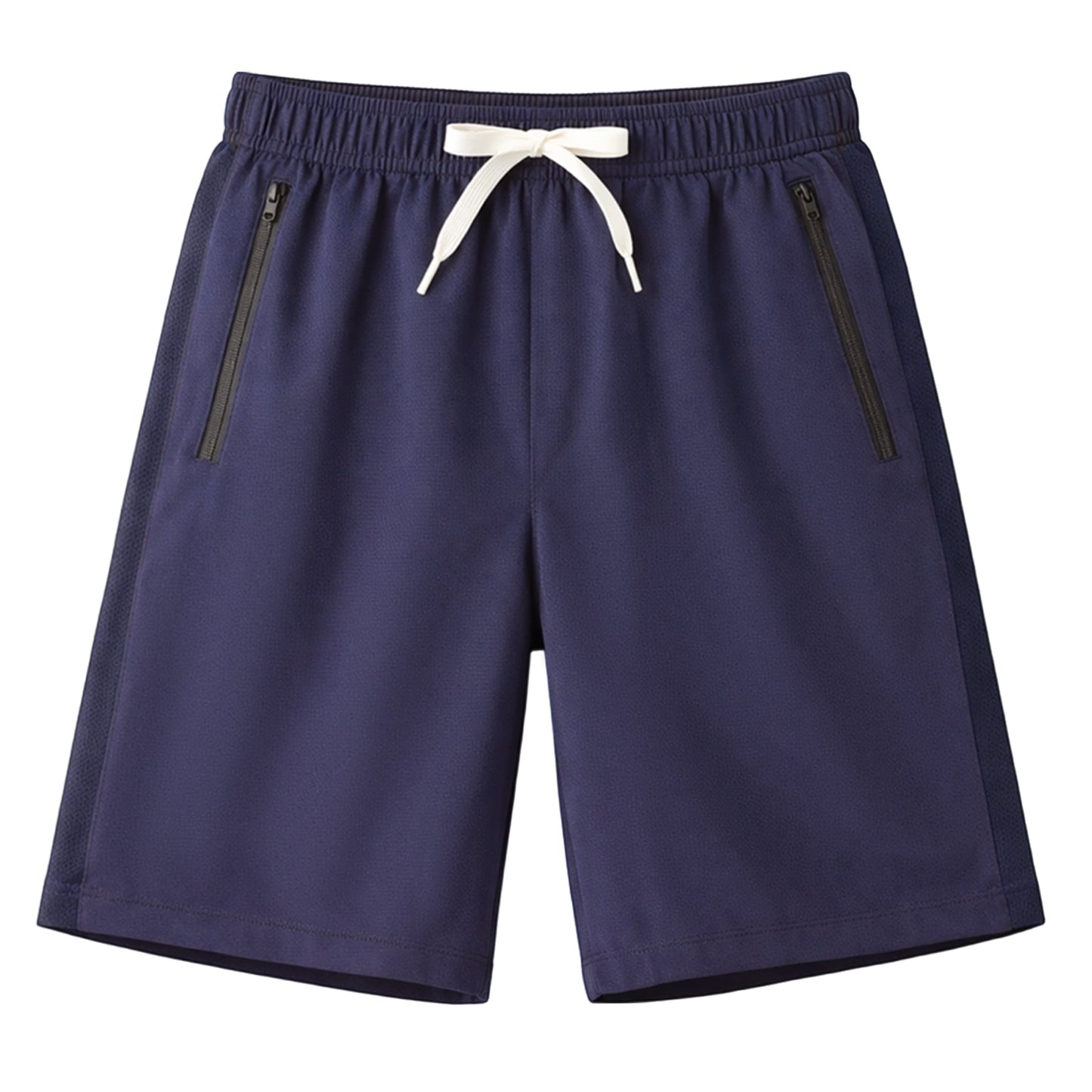HILEELANG 5-15T Boys 2-Pack Quick Dry Athletic Sweat Shorts, Elastic Waist Active Shorts with Zipper Pockets for Kids Youth