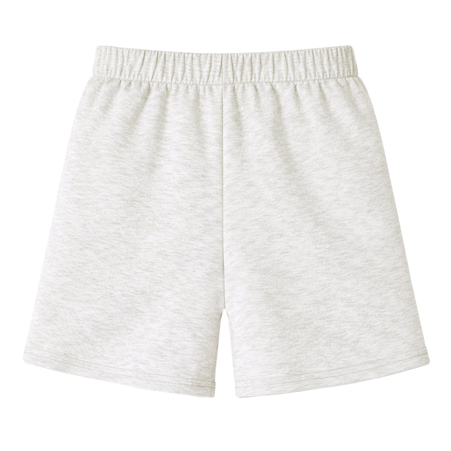 HILEELANG Toddler Girl' Cotton Shorts 2-Pack with Pockets, Grey/purple