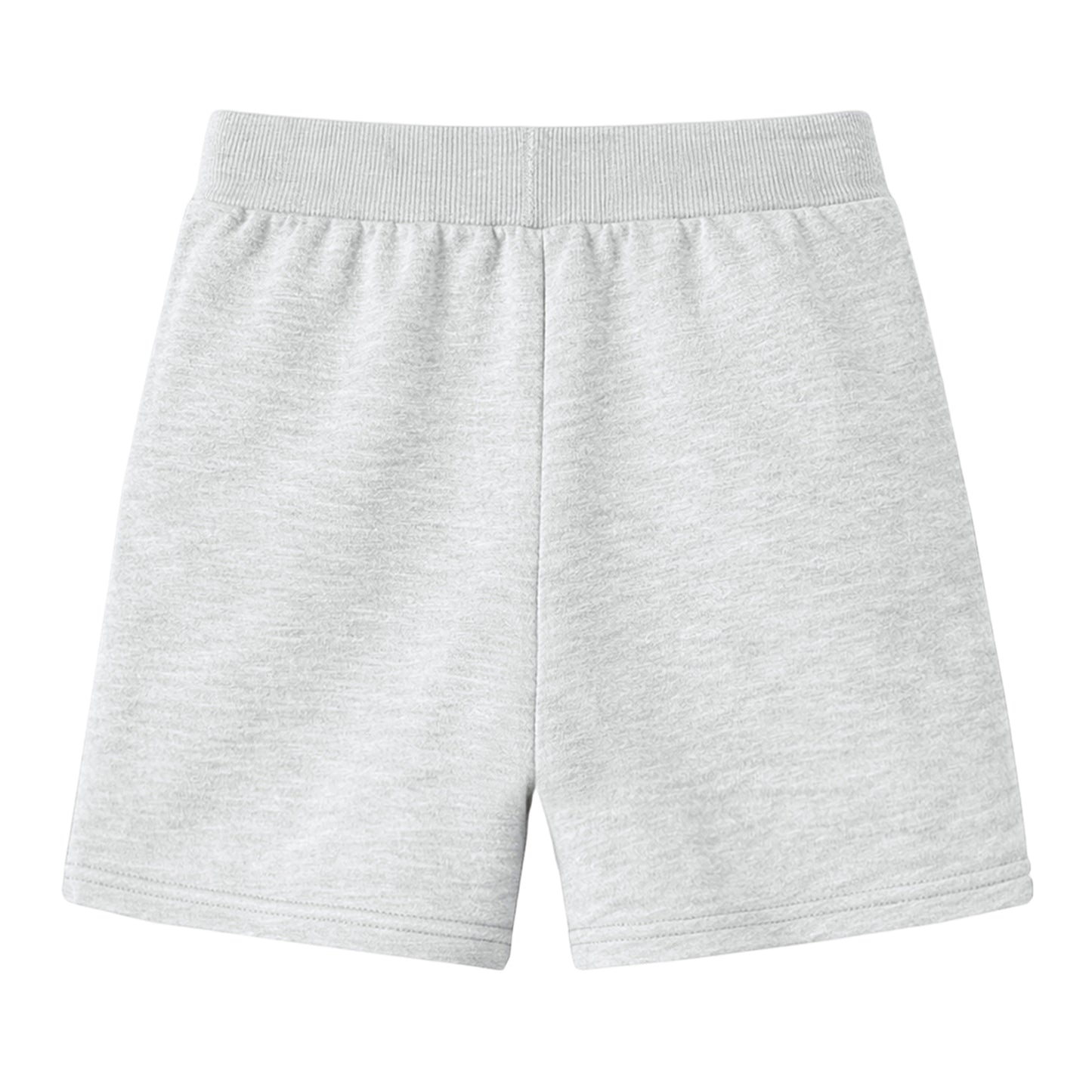 HILEELANG Toddler Boys' Cotton Shorts 3-Pack with Pockets, khaki/Grey/Navy