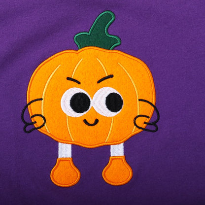 HILEELANG Toddler Boys Girls（12M-7T) PurplePumpkin Sweatshirt – Halloween & Thanksgiving Pullover Tops for Boys Girls, Cute Autumn Outfit