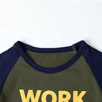 HILEELANG Toddler(2-7Y) Boys Shirt Christmas 3-Pack Elk Dinosaurs Graphic Long-Sleeve Tees Winter Cotton Casual Crewneck T-Shirts